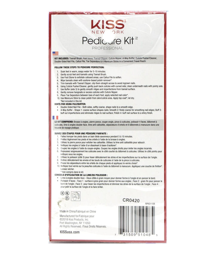 Kiss New York Pedicure Kit #Rpk01