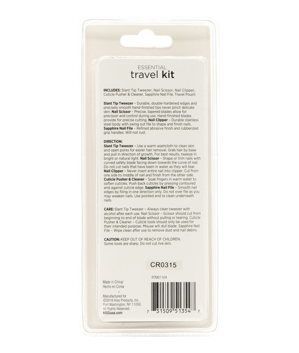 Kiss New York Essestial Travel Kit #Rtm01, COSMETICS MAKEUP - Cloré Beauty