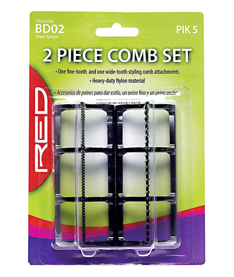 Red By Kiss 2 Piece Comb Set For Bd02N 