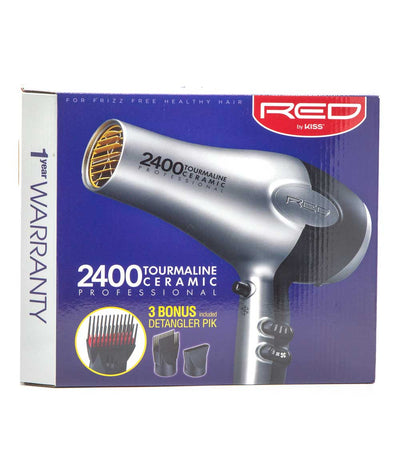 Red By Kiss 2400 Tourmaline Ceramic Blow Dryer #Bd05