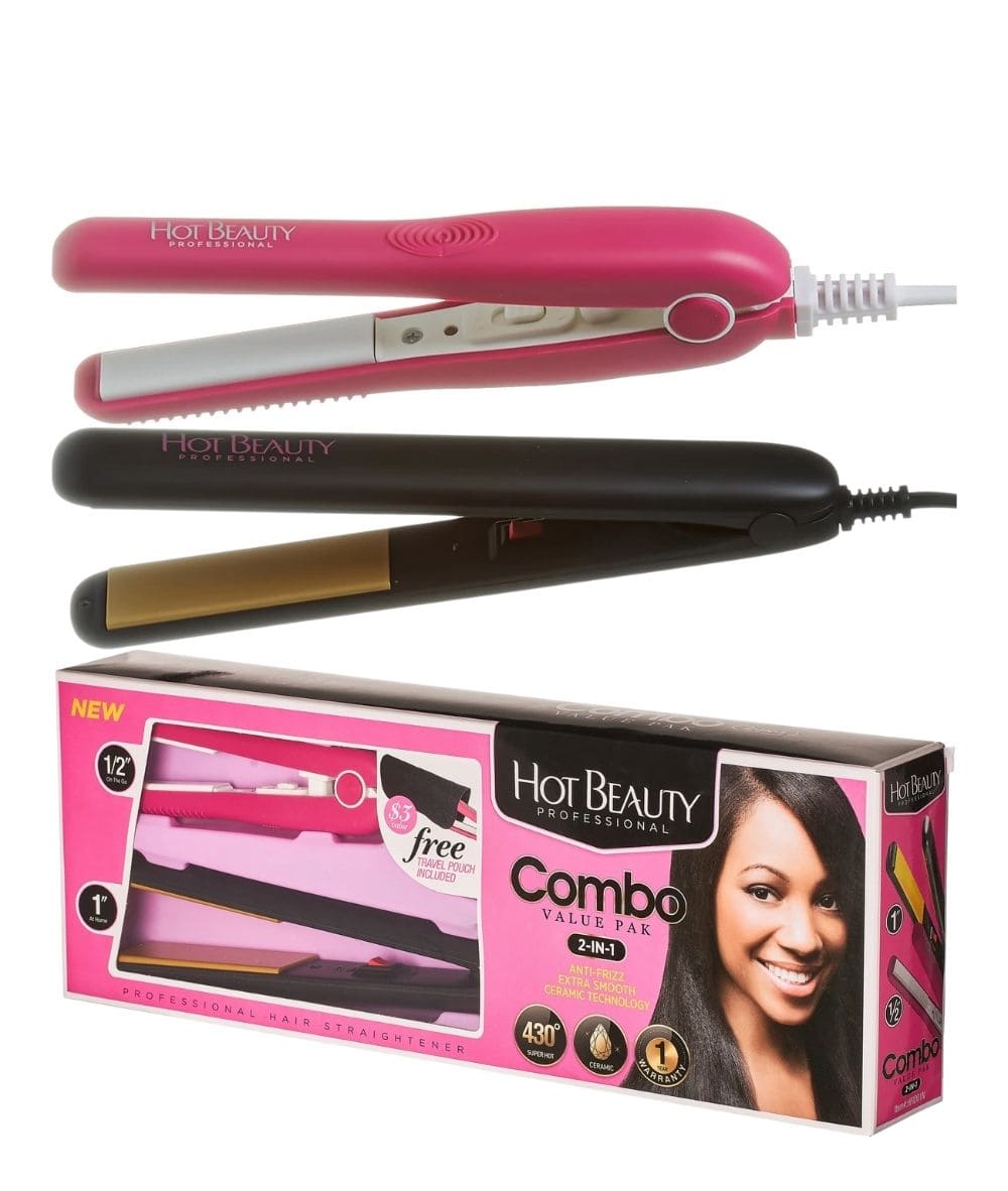 Hot Beauty 2-In-1 Combo Value Pak #Hfid01, HAIR STYLING TOOLS - Cloré Beauty