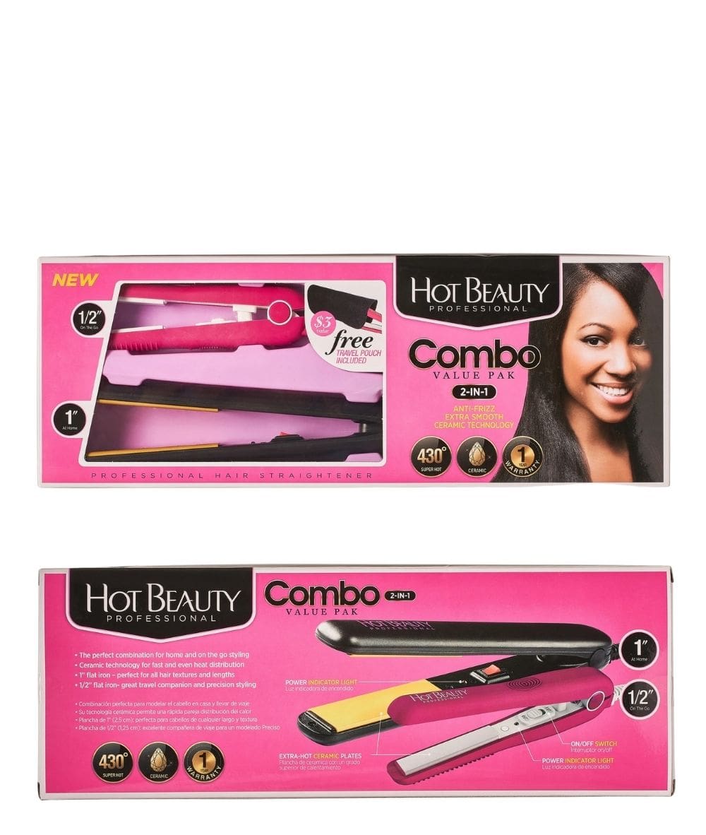 Hot Beauty 2-In-1 Combo Value Pak #Hfid01, HAIR STYLING TOOLS - Cloré Beauty