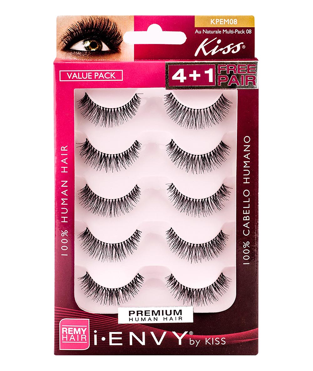 I-Envy Strip Lash Au Naturale Multi-Pack 08 #Kpem08