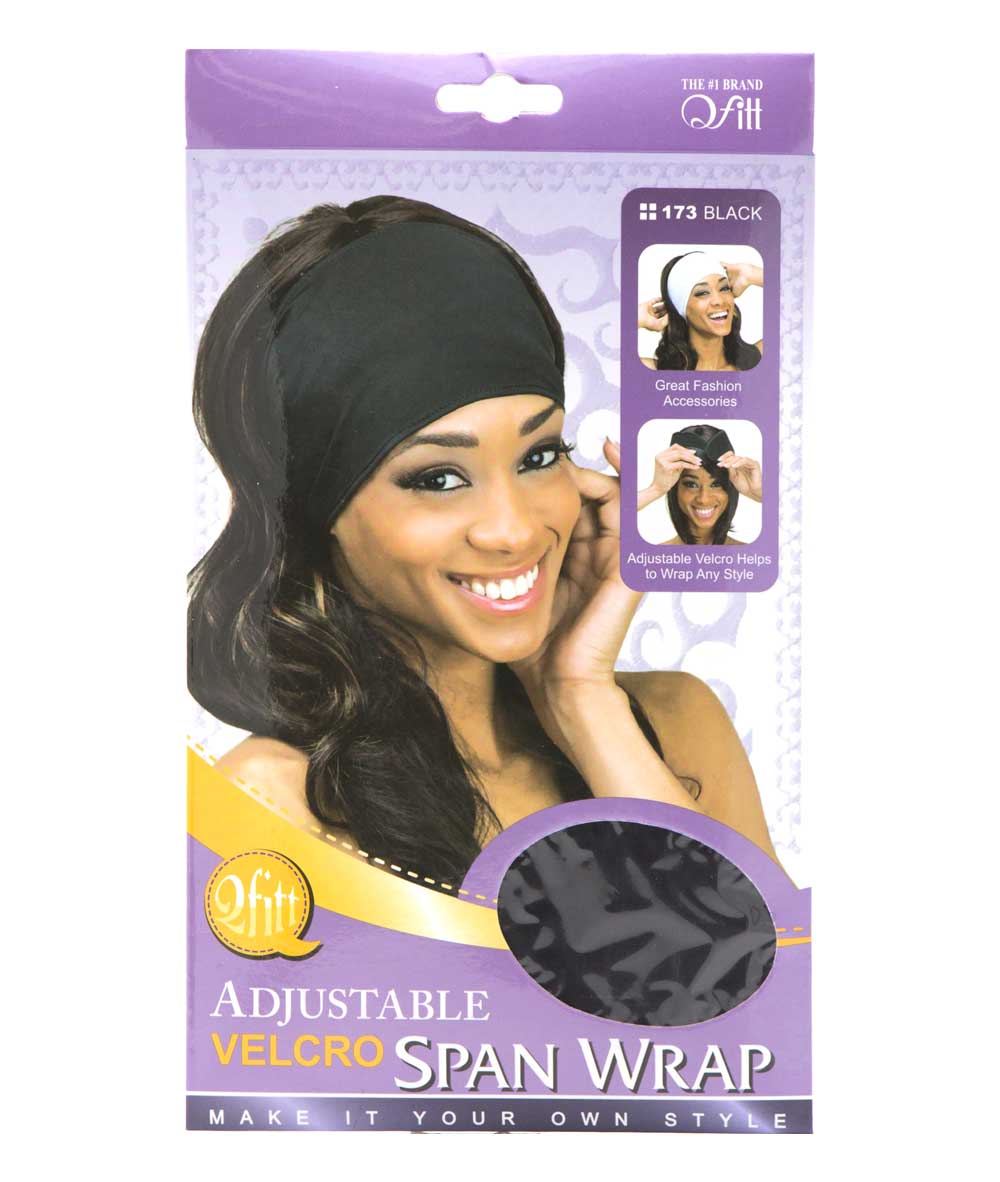 M&M Qfitt Spandex Span Wrap #173 [Black], ACCESSORIES JEWELRY FASHION - Cloré Beauty