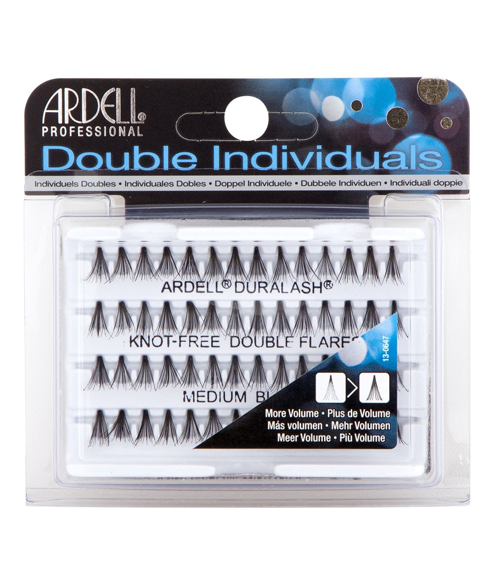 Ardell Double Individuals Knot-Free Double Flares Black, COSMETICS MAKEUP - Cloré Beauty