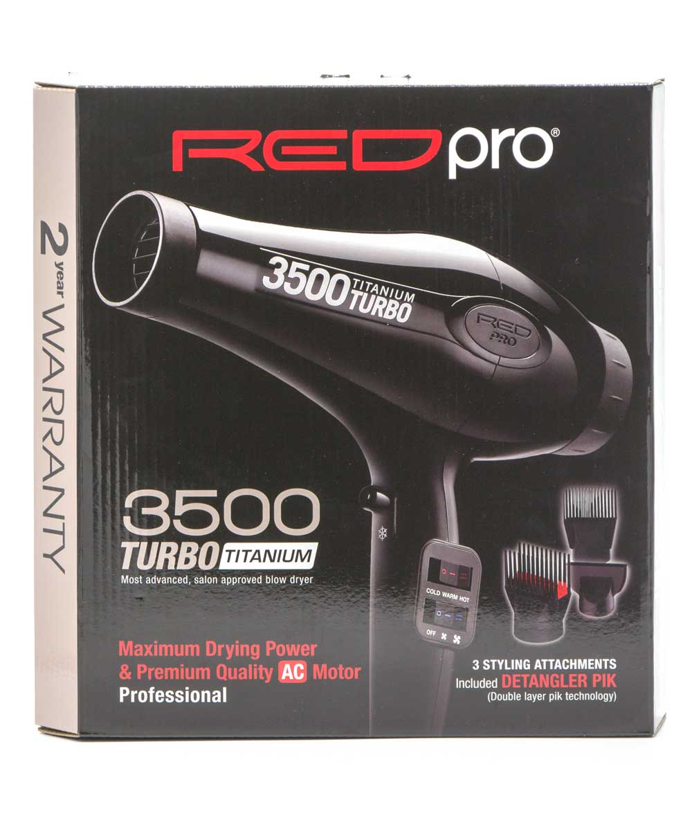 Red Pro Titanium Pro Blow Dryer