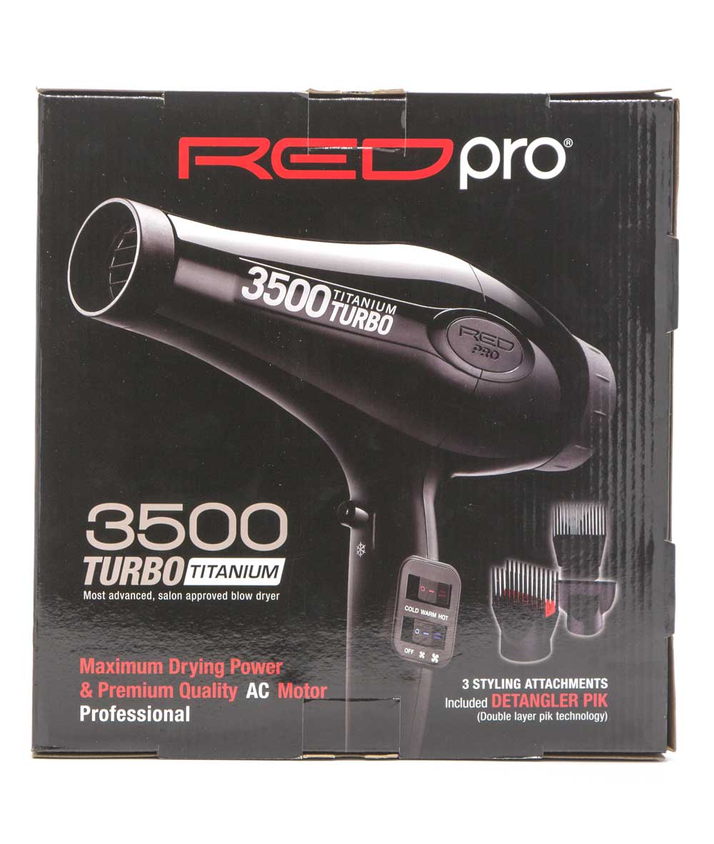 Red Pro Titanium Pro Blow Dryer, HAIR STYLING TOOLS - Cloré Beauty