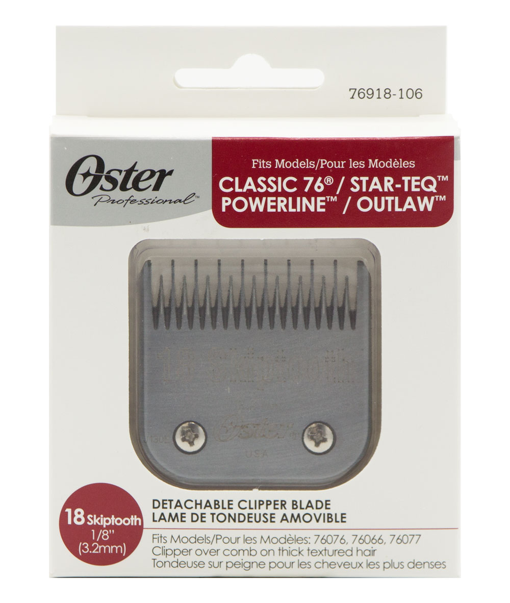 Oster Blade 18 Skiptooth [1/8In, 3.2mm] #76918-106