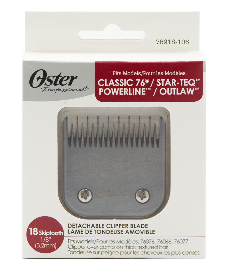 Oster Blade 18 Skiptooth [1/8In, 3.2mm] 