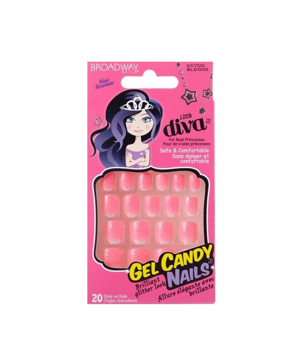 Broadway Nails Little Diva Gel Candy Stick-On Nails Bldg02