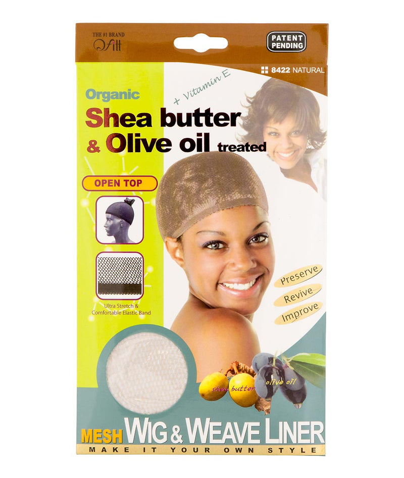 Qfitt - Organic Shea Butter & Olive Oil Treated Mesh Wig & Weave Cap