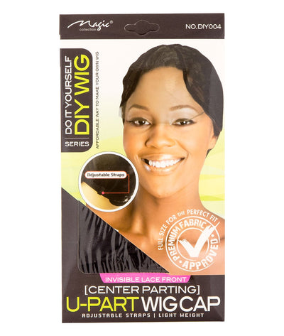 Magic Collection Diy Wig Invisible Lace Front U-Part Wig Cap #Diy