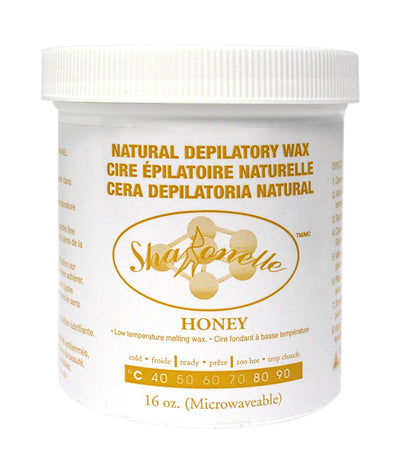 Sharonelle Natural Depilatory Wax Microwaveable 16 Oz