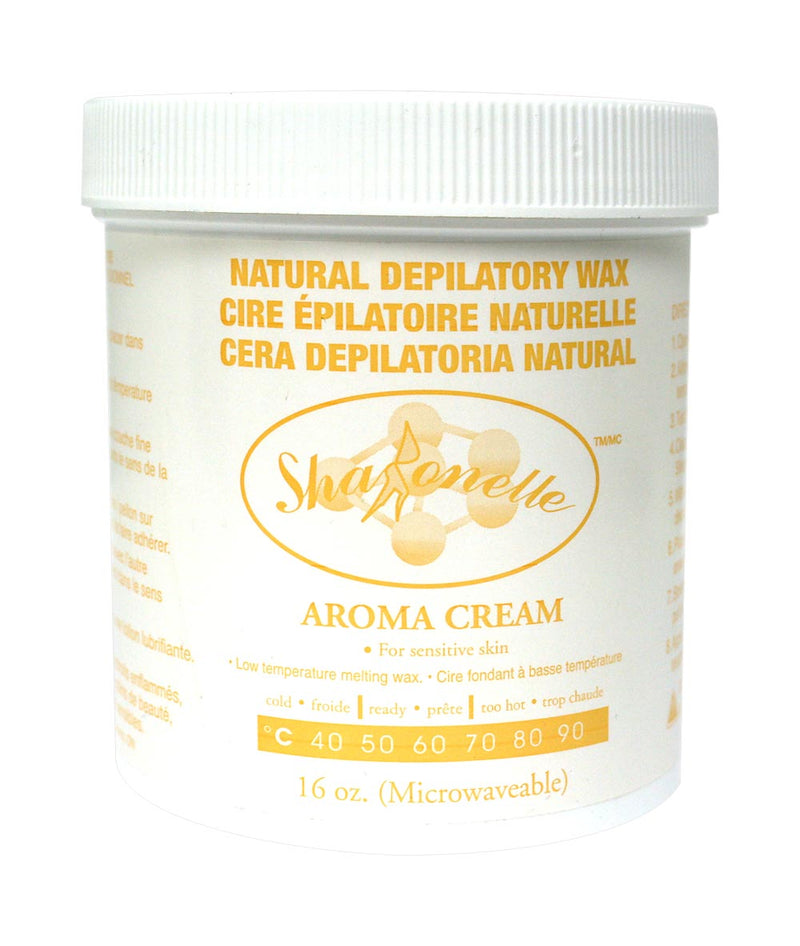 Sharonelle Natural Depilatory Wax Microwaveable 16 Oz