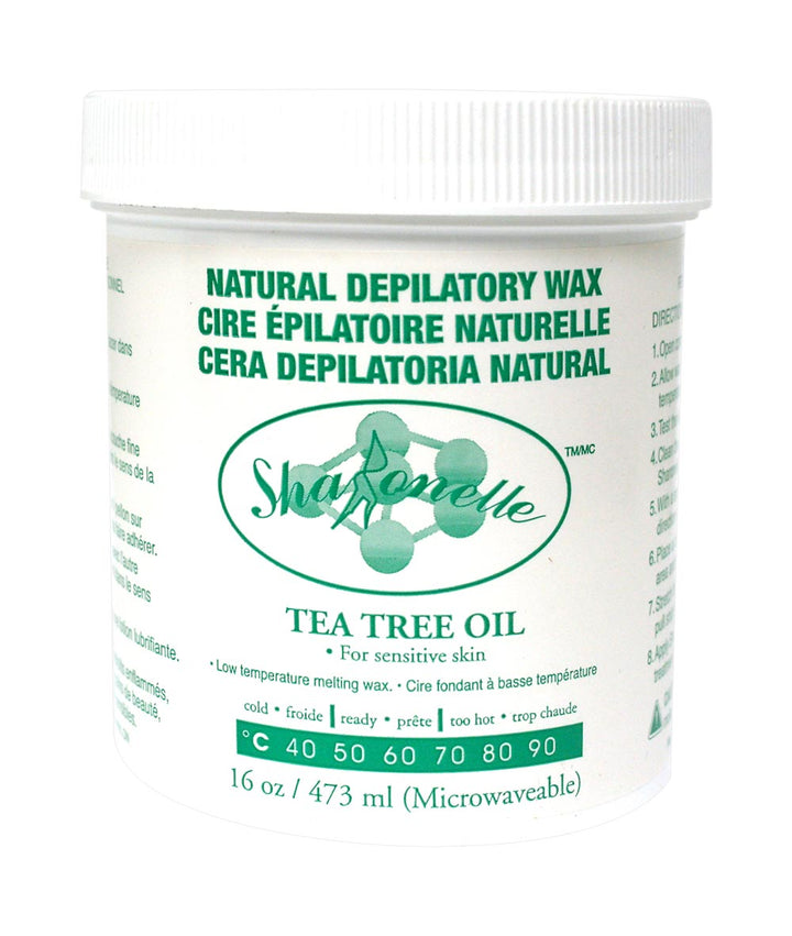 Sharonelle Natural Depilatory Wax Microwaveable 16 Oz