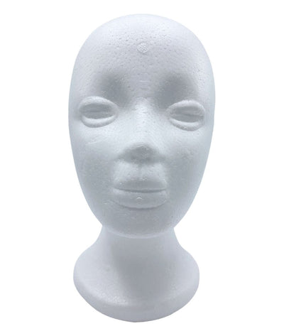 Kim&C Mannequin Head Styrofoam [Short Neck]