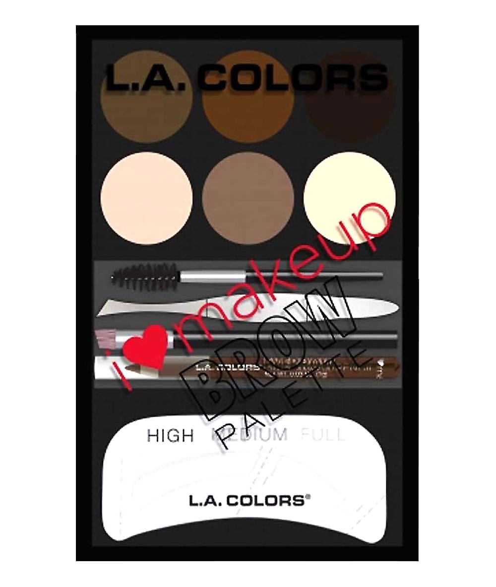 L.A. Colors I Heart Brow Palette, COSMETICS MAKEUP - Cloré Beauty