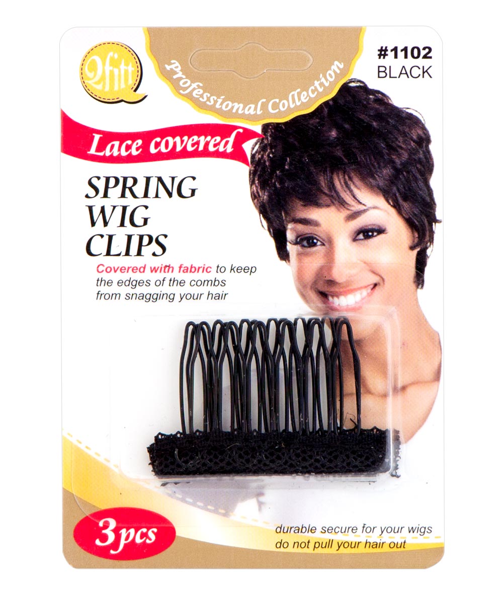 M&M Qfitt Lace Covered Spring Wig Clips – Cloré Beauty