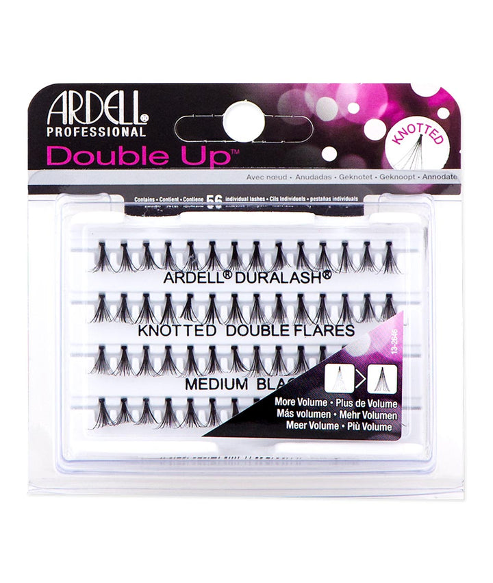 Ardell Individuals Double Up Knotted Double Flares-Black