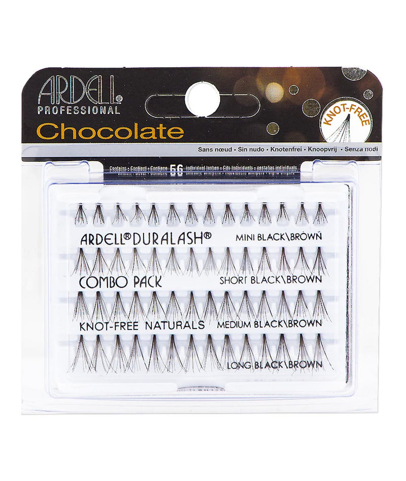 Ardell Individuals Chocolate Combo Pack Knot-Free Naturals Black Brown