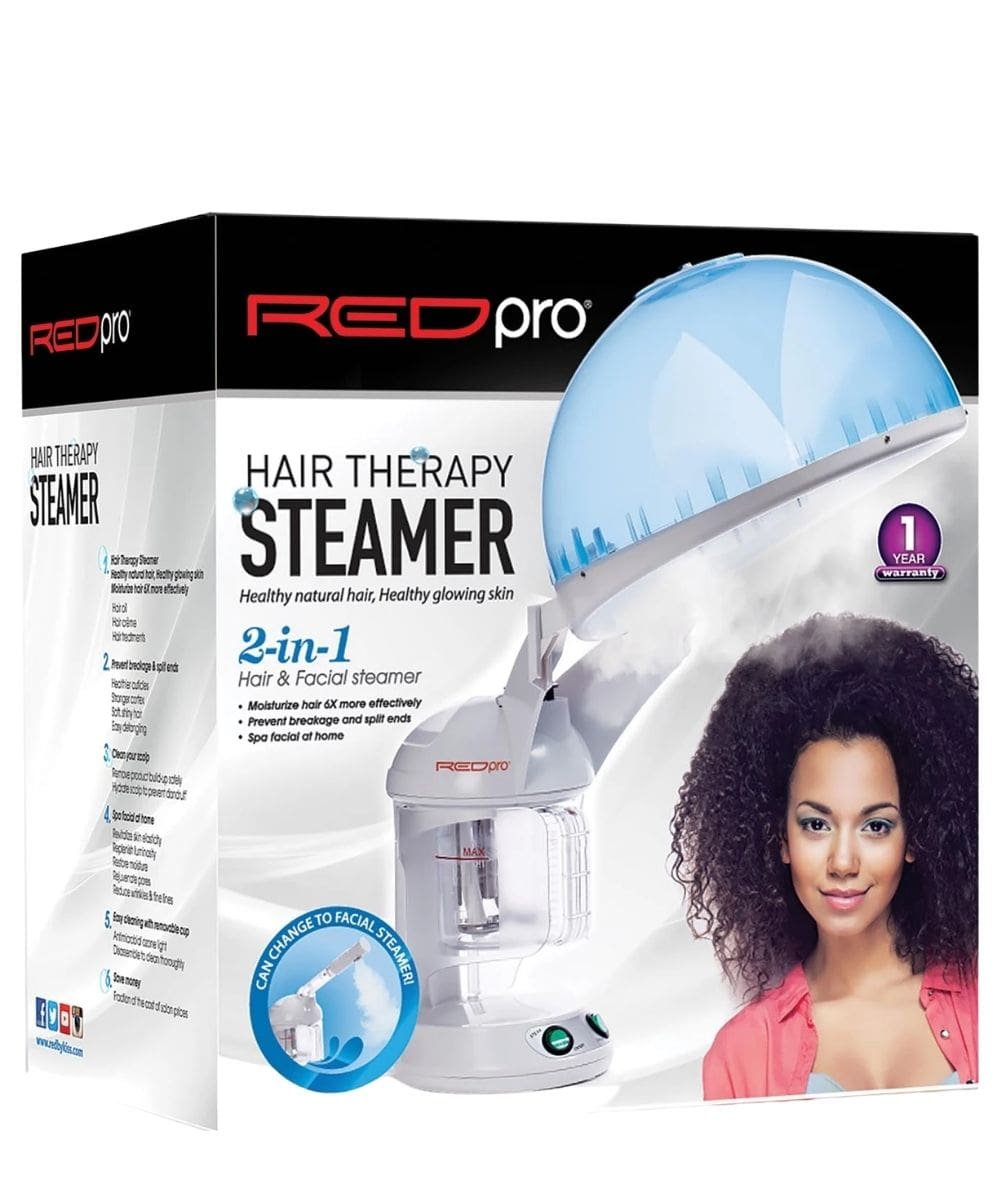 Red Pro Hair Therapy 2-In-1 Hair & Facial Steamer #Stmr01, HAIR STYLING TOOLS - Cloré Beauty