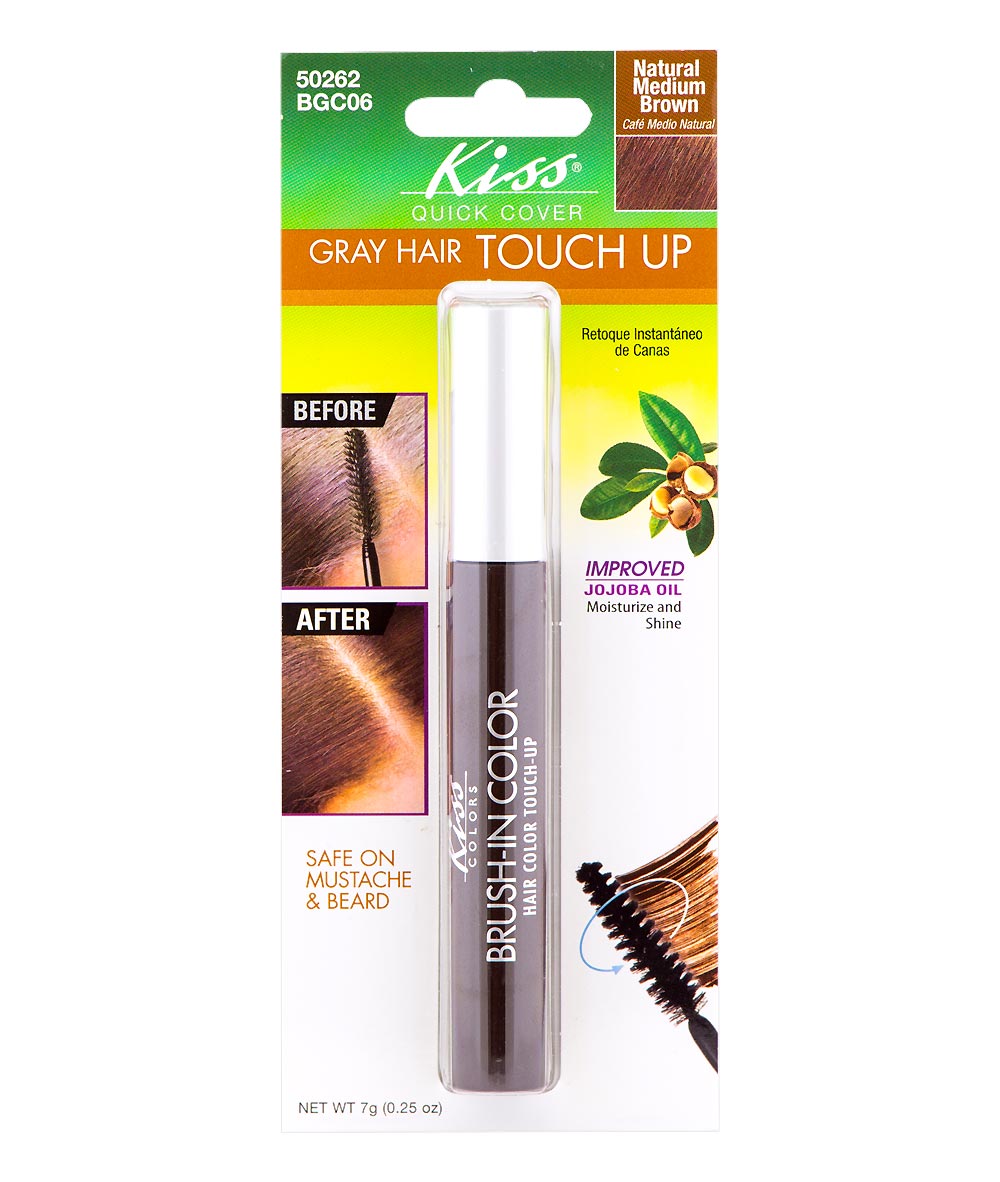 Kiss Quick Cover Gray Hair Touch Up Brush-In Color 7 G #Bgc, Hair Care - Cloré Beauty