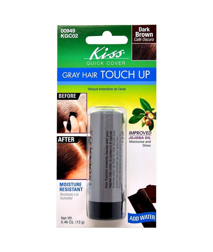 Kiss Quick Cover Gray Hair Touch Up Tru Color Stick 13 G #Kgc