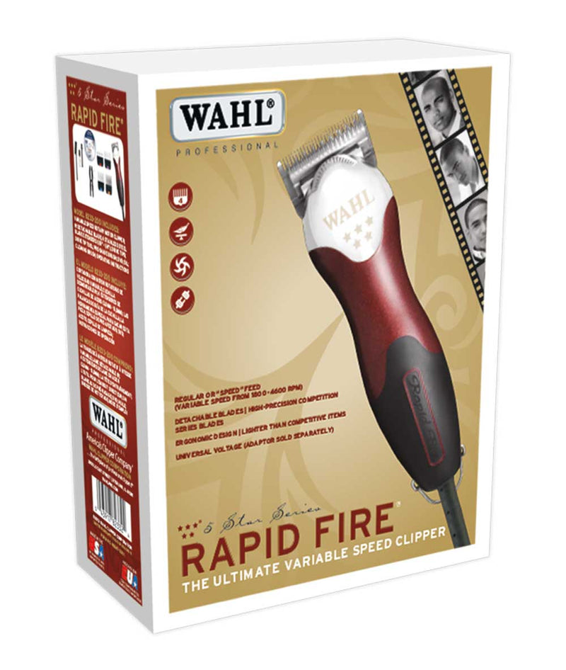 Wahl 5 Star Series Rapid FIRE [The Ultimate Variable Speed Clipper] 