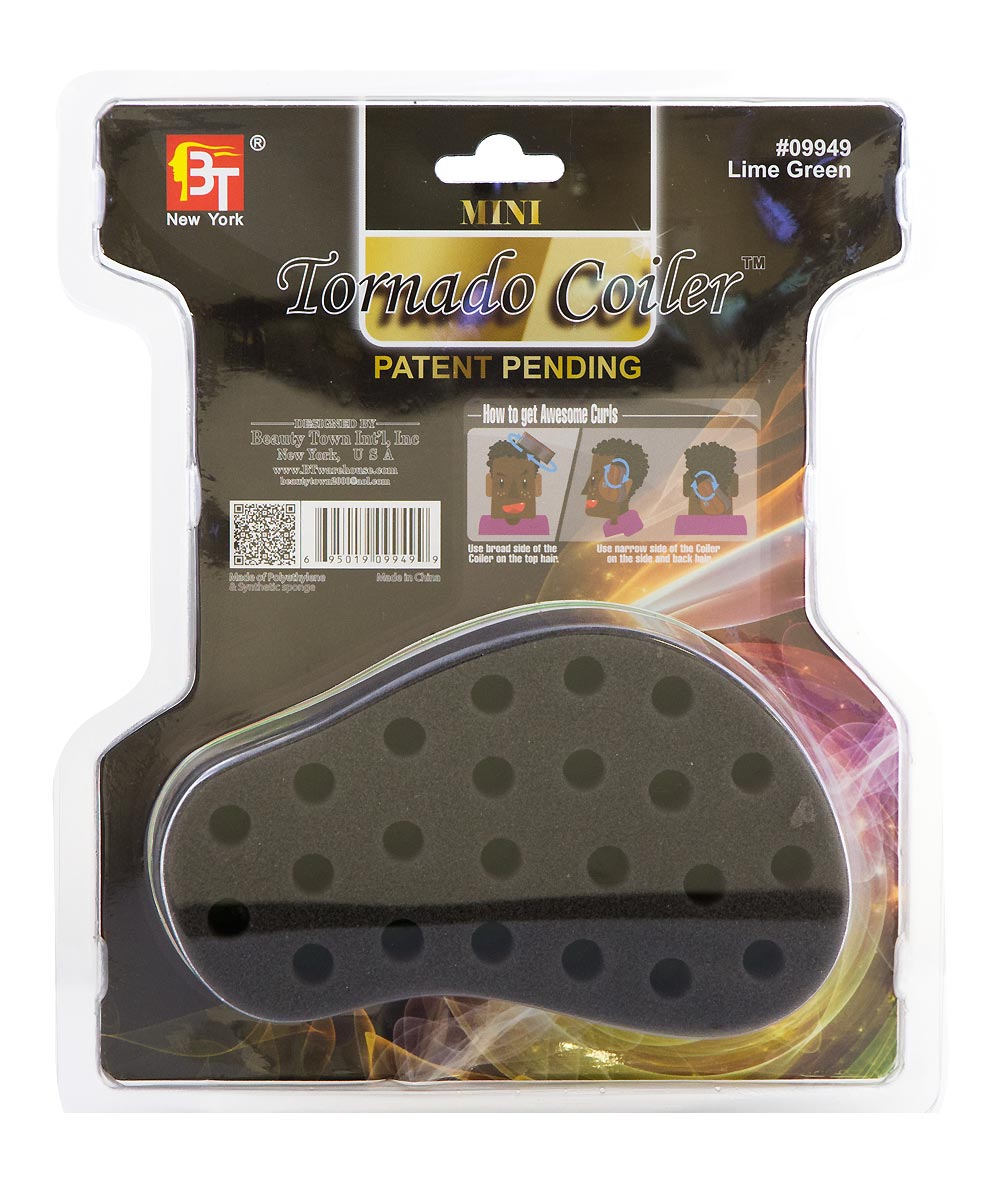 Tornado Coiler Mini Sponge Brush, HAIR STYLING TOOLS - Cloré Beauty