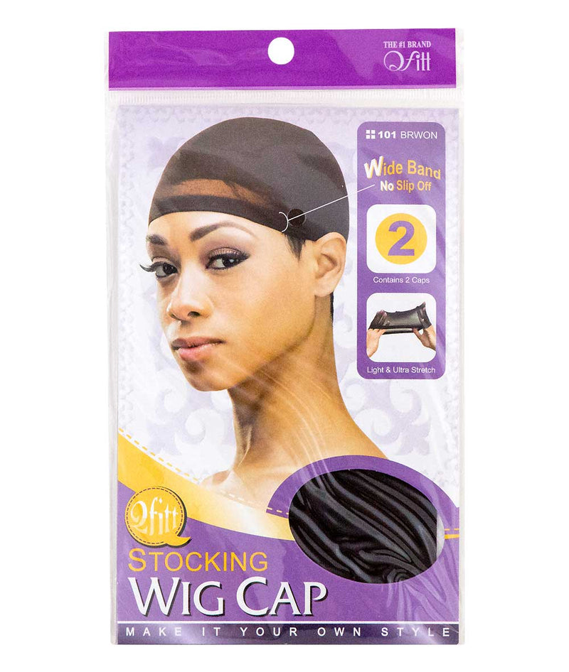 M&M Qfitt Stocking Wig Cap Wide Band No Slip Off