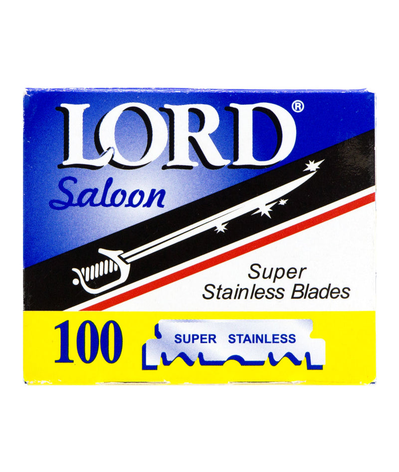 Lord Saloon Super Stainless Blades [Half Side-100PCS]