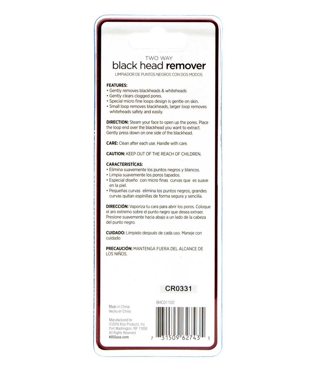 Kiss New York Two Way Black Head Remover #BHc01, SKIN CARE - Cloré Beauty