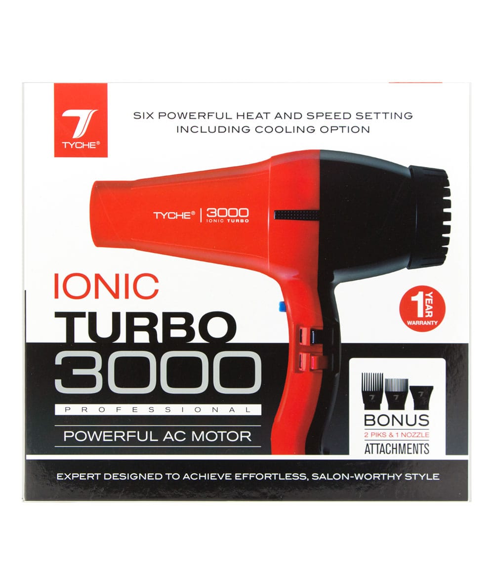 Tyche Ionic Turbo 3000 Professional #Td-1, HAIR STYLING TOOLS - Cloré Beauty