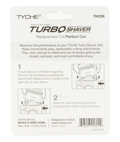 Tyche Turbo Shaver Bump-Free Shaving [Replacement Foil Perfect Cut] #Thc09