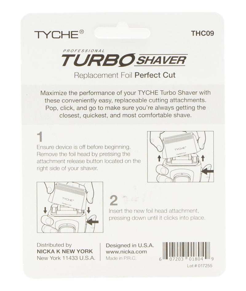 Tyche Turbo Shaver Bump-Free Shaving [Replacement Foil Perfect Cut] 