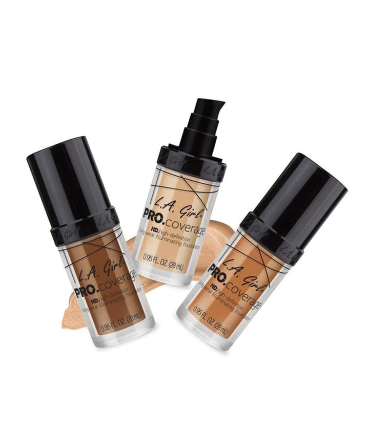 La Girl Pro Coverage Hd Illuminating Foundation 28 Ml #Glm