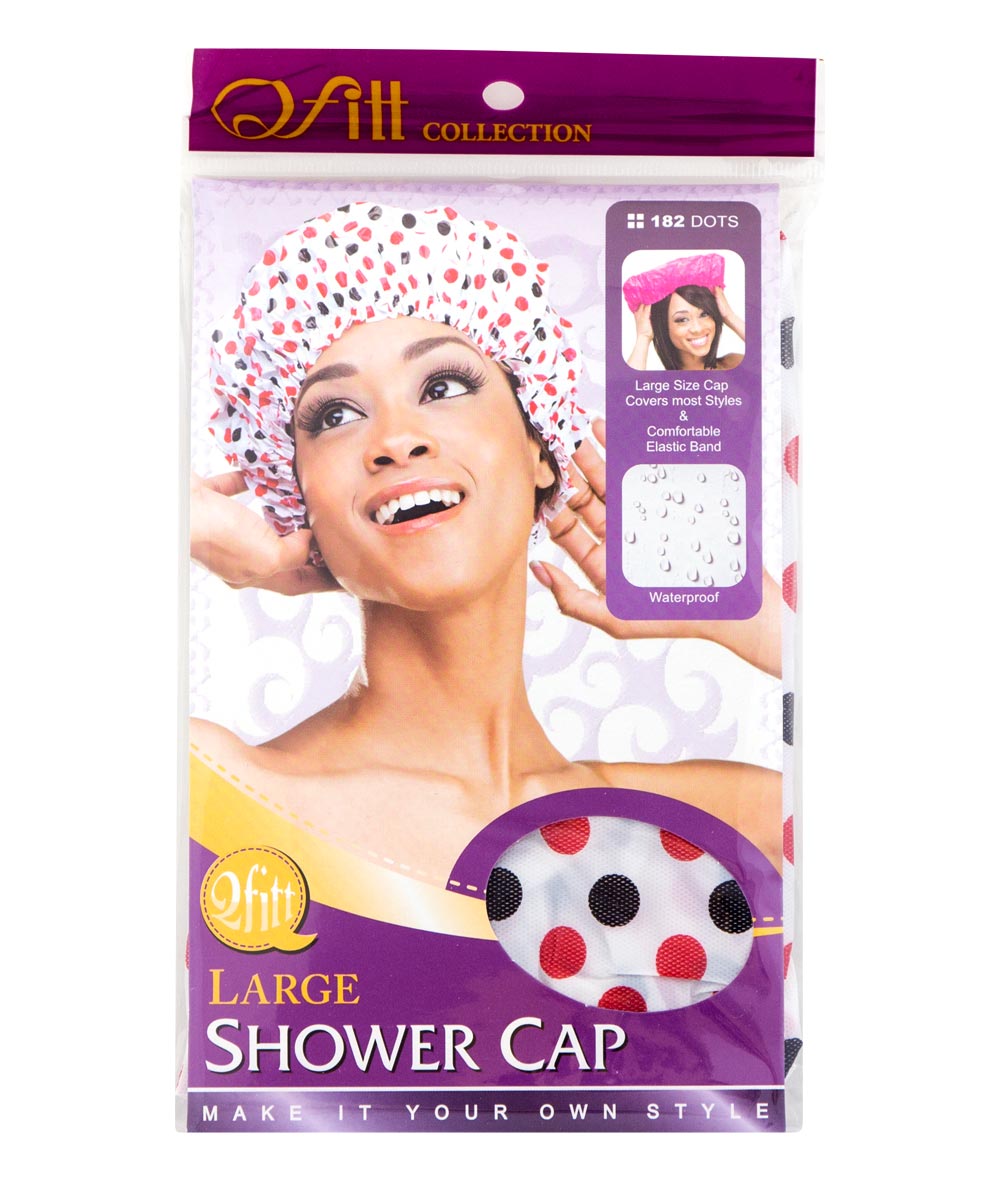 M&M Qfitt Large Vinyl Shower Cap, ACCESSORIES JEWELRY FASHION - Cloré Beauty