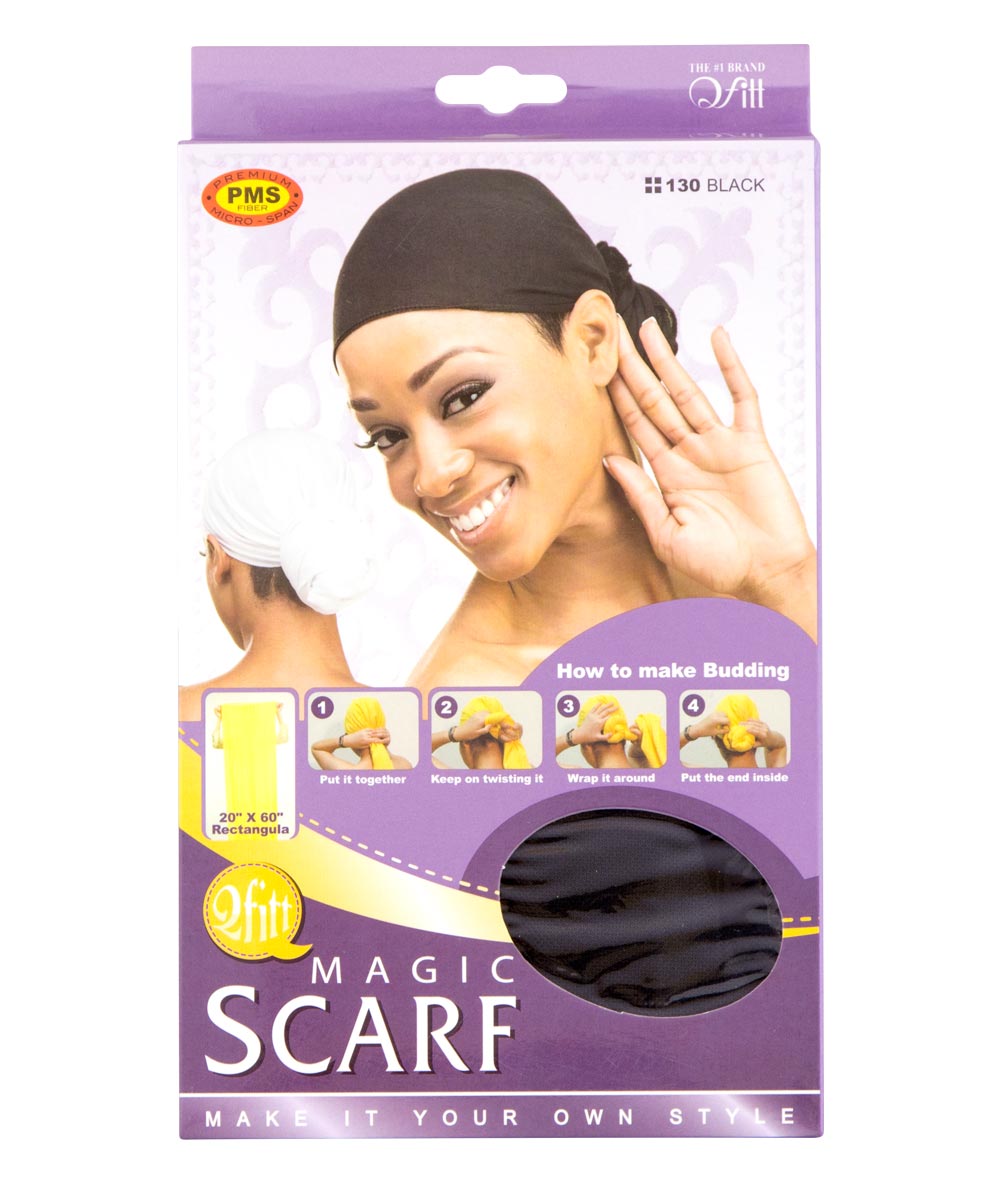 M&M Qfitt Magic Scarf Black #130, Accessory - Cloré Beauty