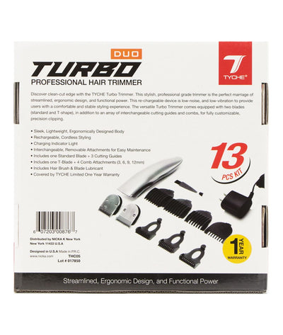 Tyche Duo Turbo Professional Hair Trimmer 13PCS Kit #Thc05