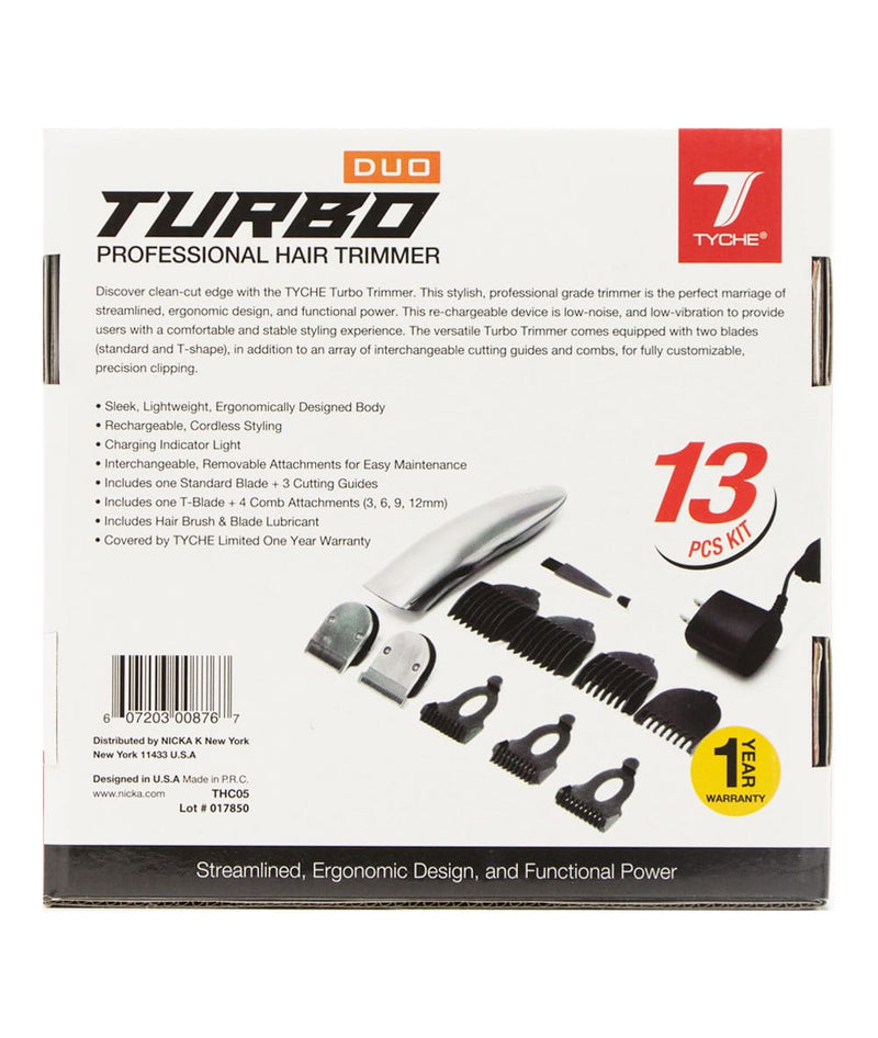 Tyche Duo Turbo Professional Hair Trimmer 13PCS Kit 