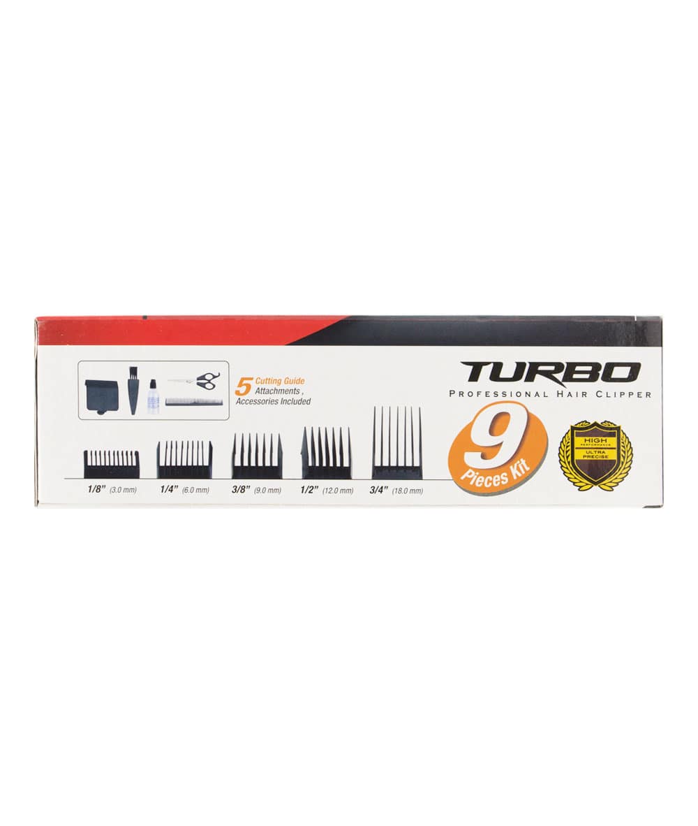 Tyche Professional Turbo Hair Clipper 9PCS Kit #Thc01, HAIR STYLING TOOLS - Cloré Beauty