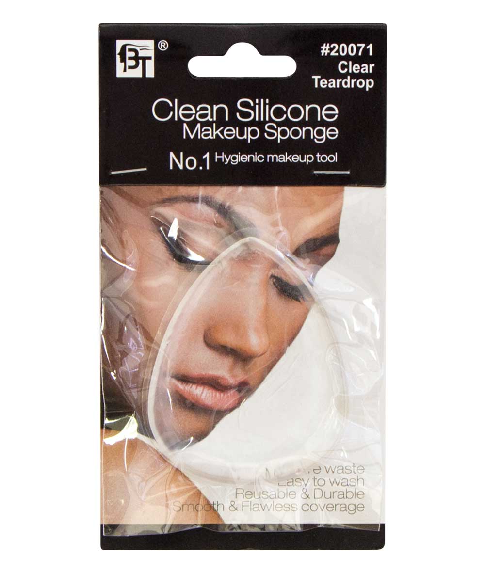 Beauty Town Clean Silicone Makeup Sponge #20071 [TearDrop], COSMETICS MAKEUP - Cloré Beauty