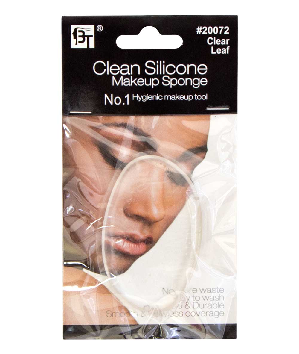 Beauty Town Clean Silicone Makeup Sponge #20072 [Leaf], COSMETICS MAKEUP - Cloré Beauty