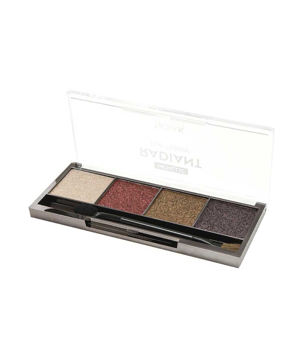 Nicka K Metallic Radiant Eye Palette 8.8 G #Nre, COSMETICS MAKEUP - Cloré Beauty