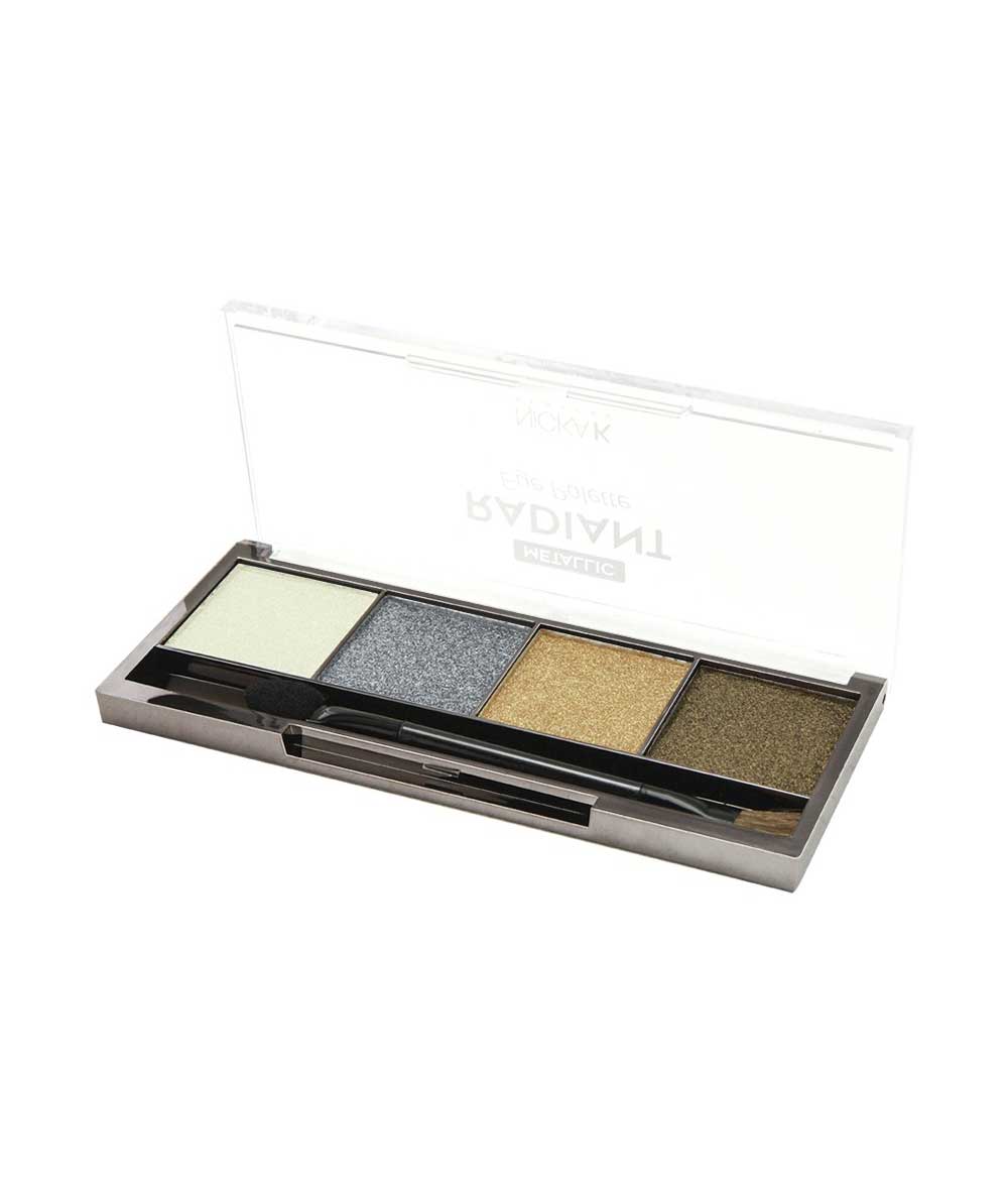 Nicka K Metallic Radiant Eye Palette 8.8 G #Nre, COSMETICS MAKEUP - Cloré Beauty