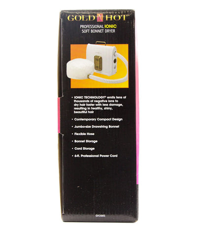 Gold N Hot Professional Ionic Soft Bonnet Dryer #Gh3985
