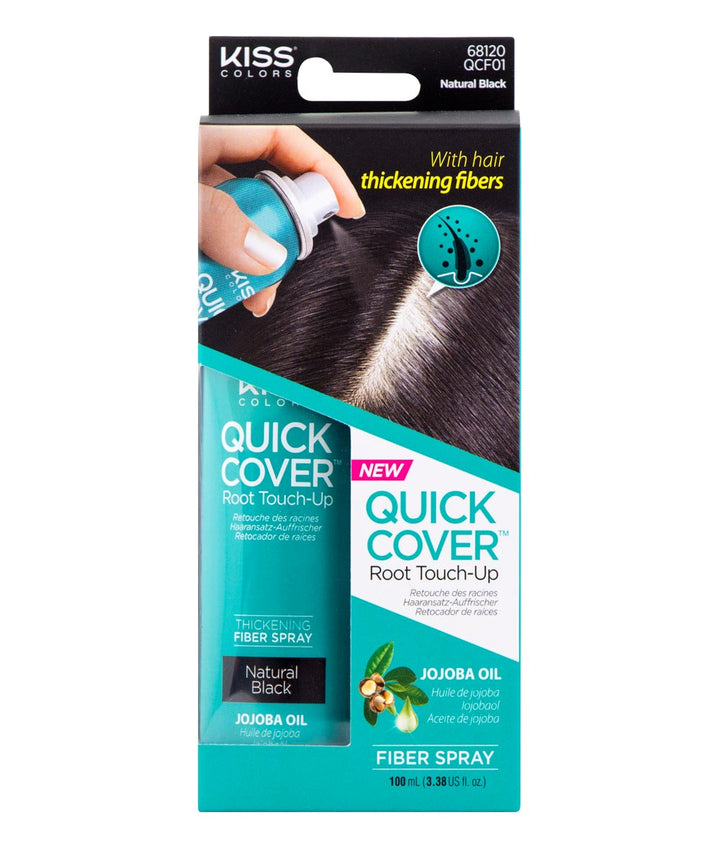 Kiss Colors Quick Cover Root Touch-Up Fiber Spray 100 Ml #Qcf