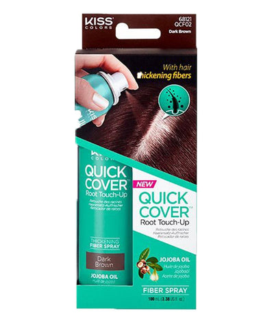 Kiss Colors Quick Cover Root Touch-Up Fiber Spray 100 Ml #Qcf