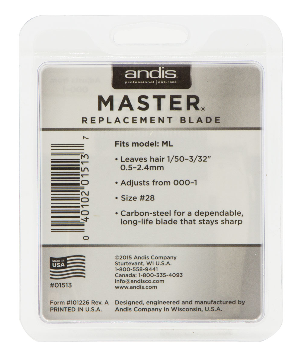 Andis Master Replacement Blade #01513, HAIR STYLING TOOLS - Cloré Beauty