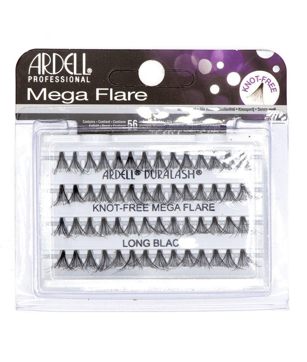 Ardell Mega Flare Duralash Knot-Free Mega Flare-Black, COSMETICS MAKEUP - Cloré Beauty